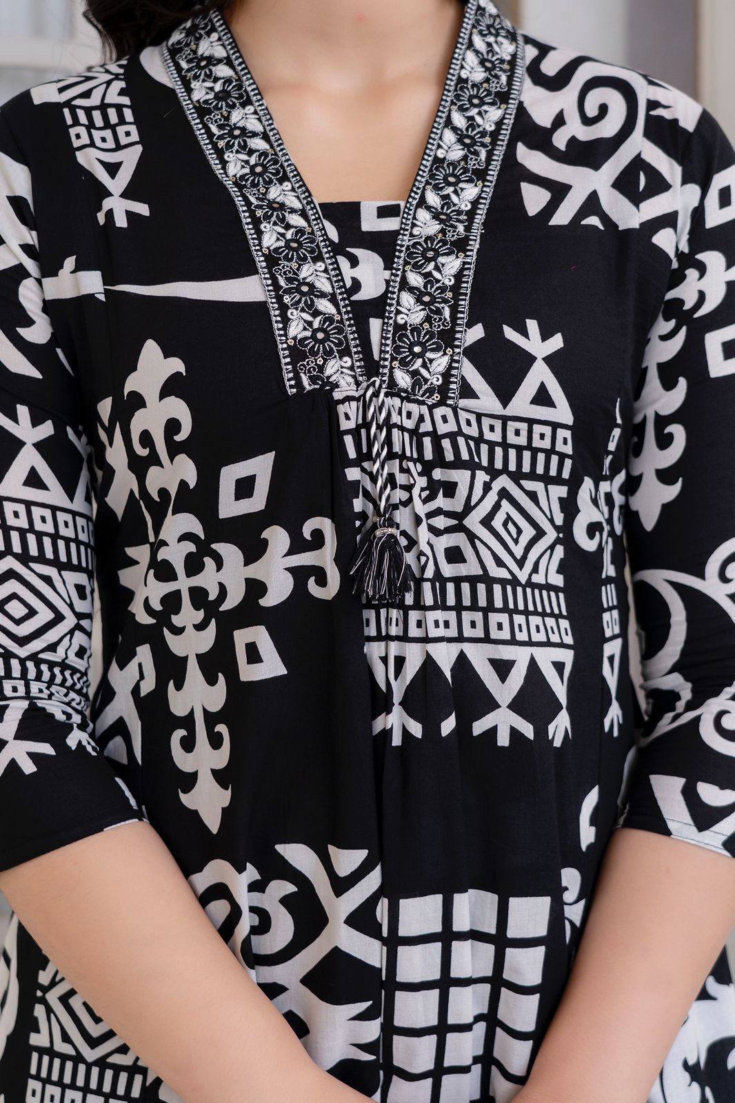 Embroidered Cotton Kurta Set with Dupatta – Timeless Elegance for Every Occasion - Naticraft