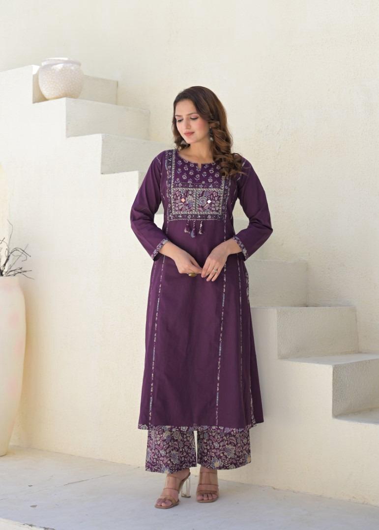 Elegant Embroidered Kurta Set – Festive Ready - Naticraft