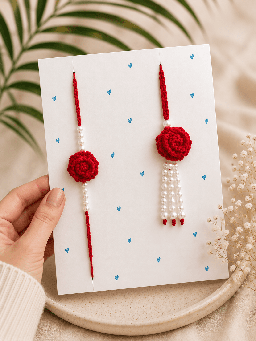 Couple Rakhi (Handmade Crochet) — photo 1