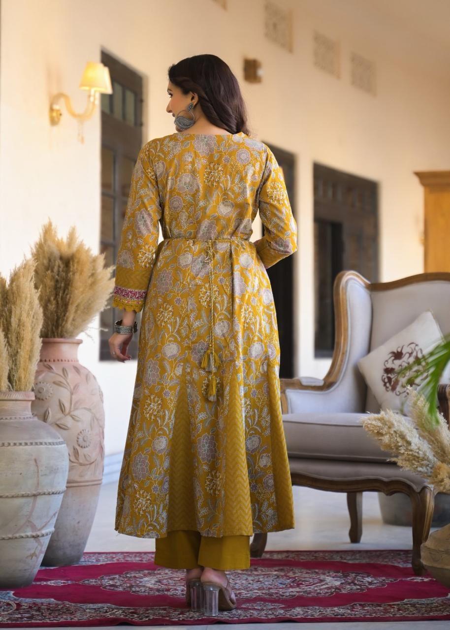 Women Full Print Kurta Set - Naticraft